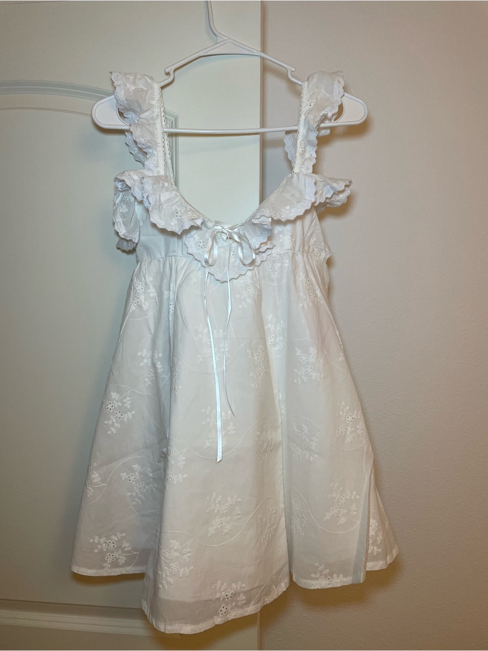 SOLD Babydoll mini dress 100% cotton brand new with tags size S